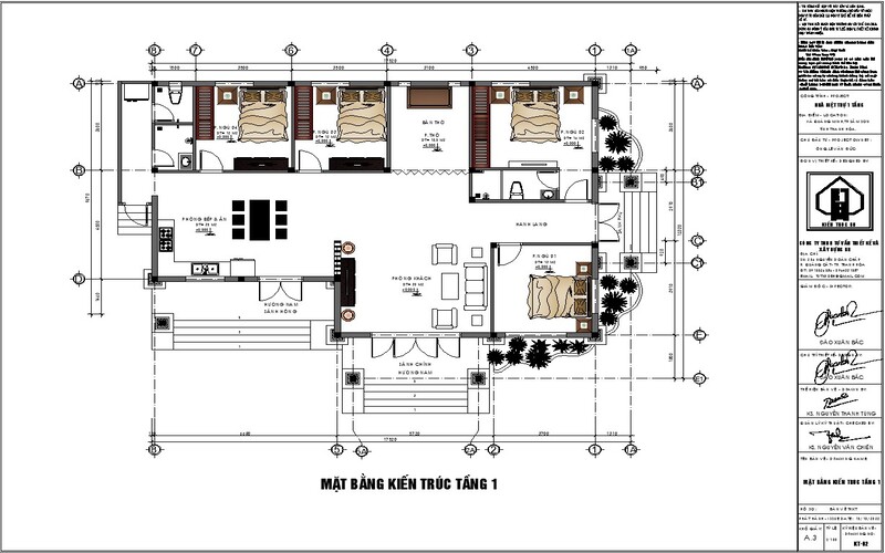 công năng sử dụng nhà 1 tầng ngang 16m