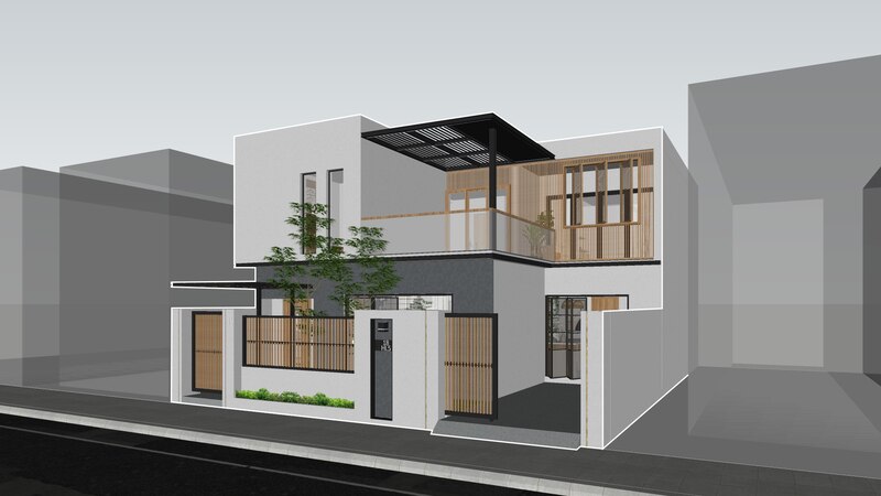 nhà 2 tầng 