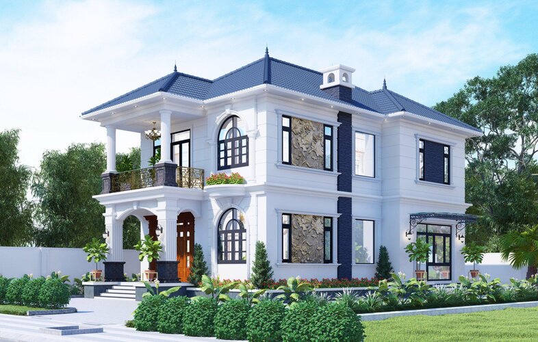 mẫu nhà 2 tầng
