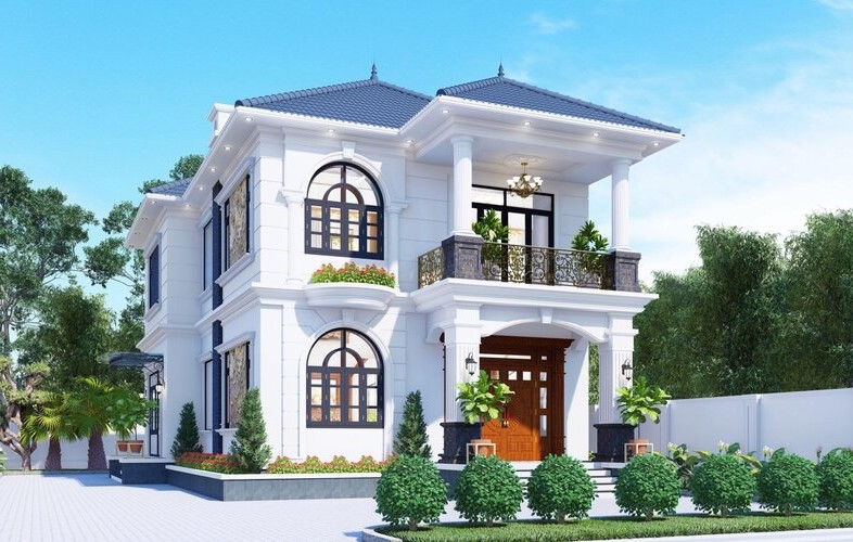 nhà đẹp 2 tầng