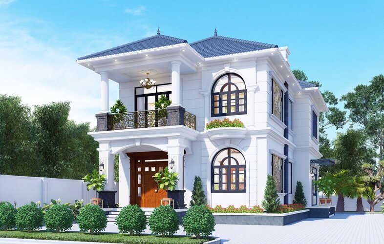 mẫu nhà 2 tầng