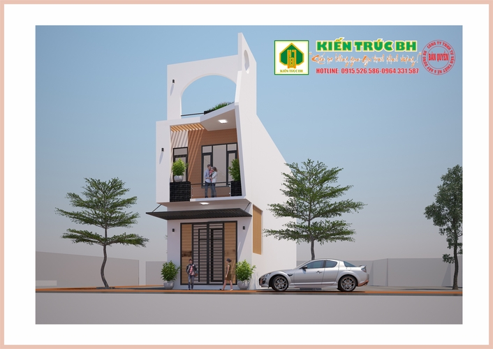 nhà 2 tầng hiện đại đơn giản