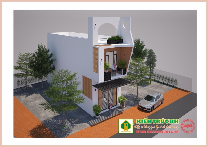 nhà 2 tầng hiện đại 1 tỷ