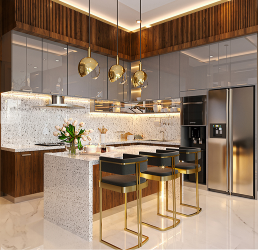 biệt thự 3 tầng mặt tiền 8m